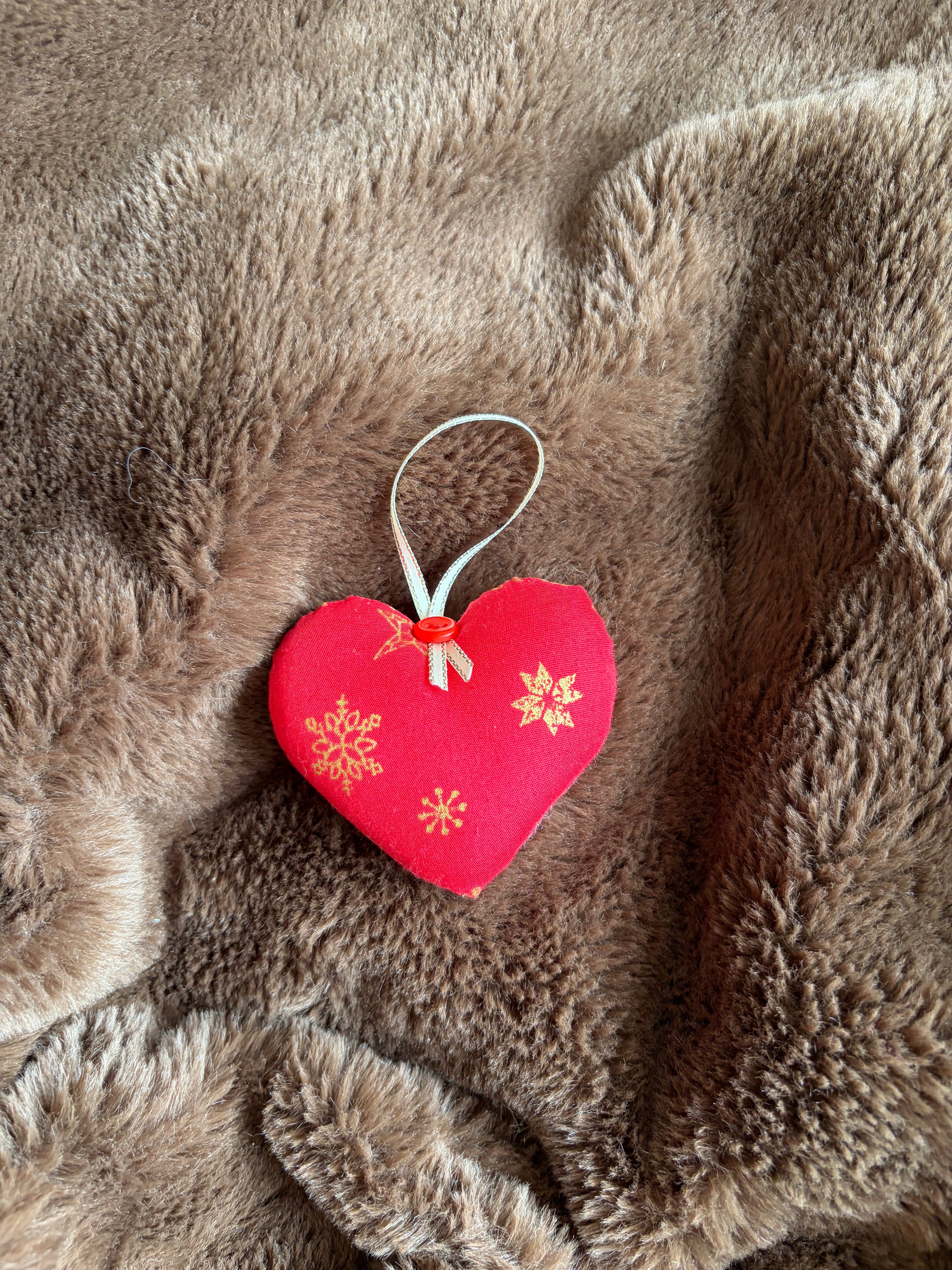 Snowflake Christmas Scented Mini Heart