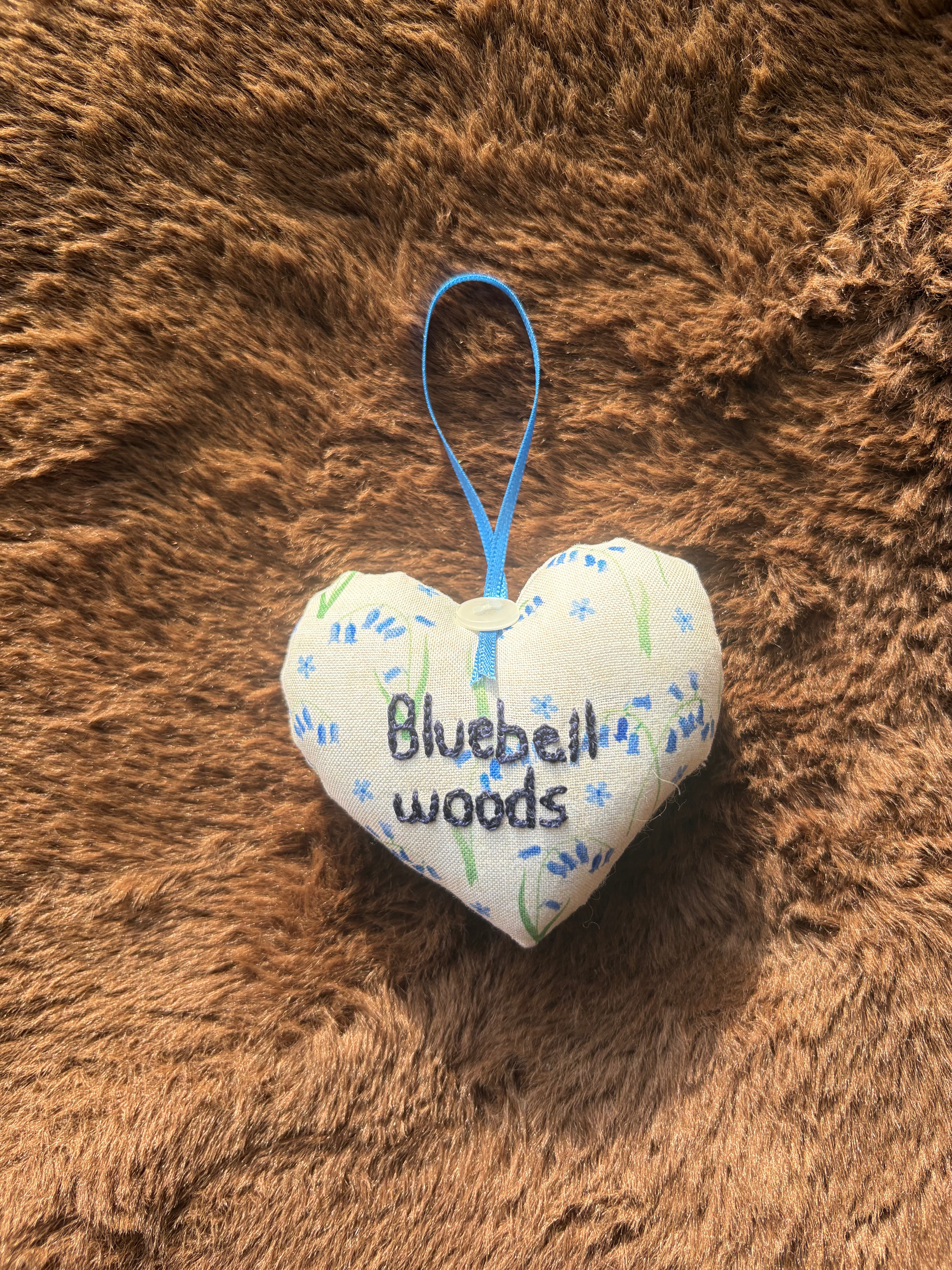 Bluebell Wood Lavender Scented Mini Heart