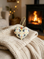 Kissing Puffins Lavender Scented Mini Heart