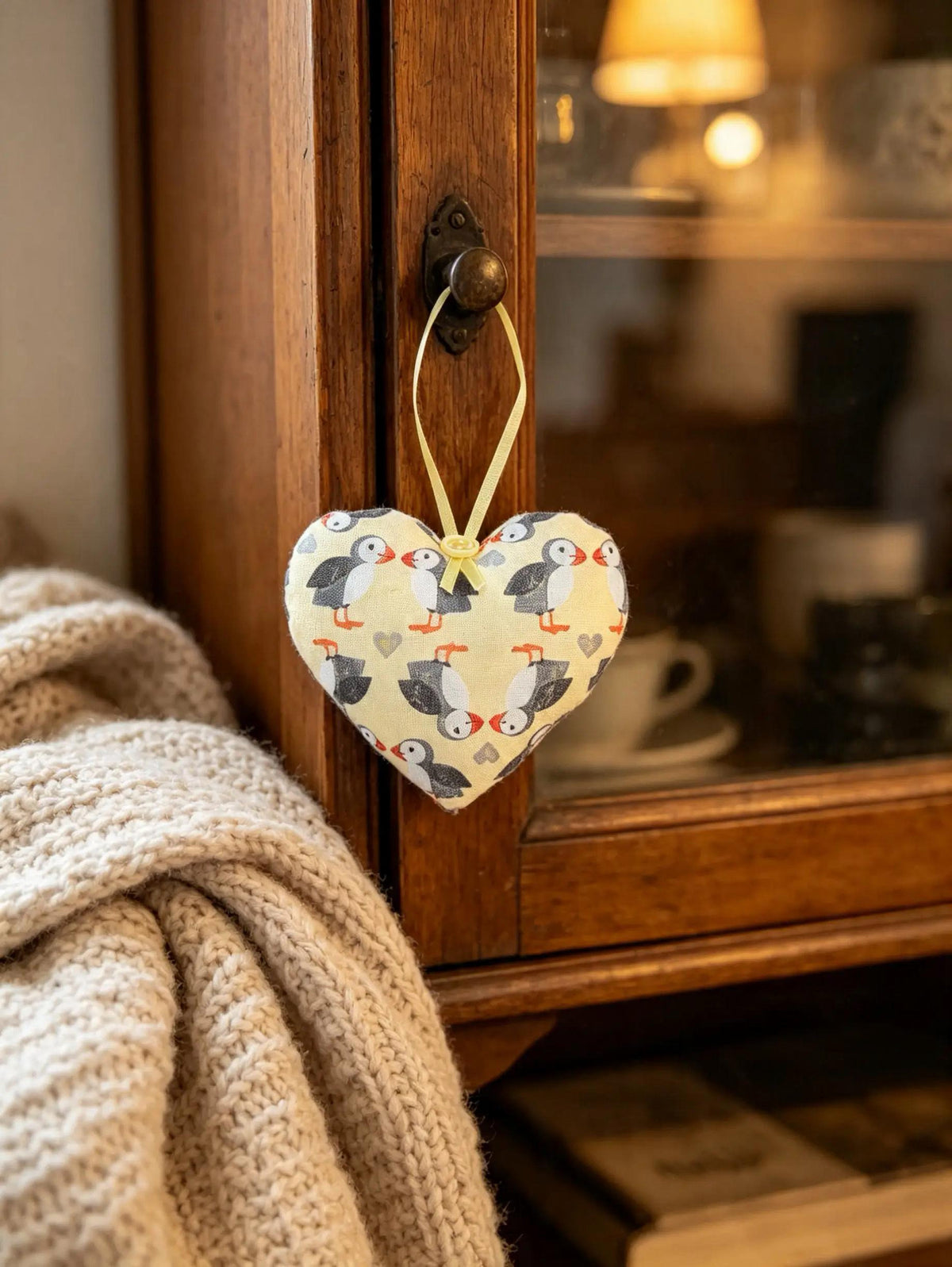 Puffin Lavender Scented Mini Heart