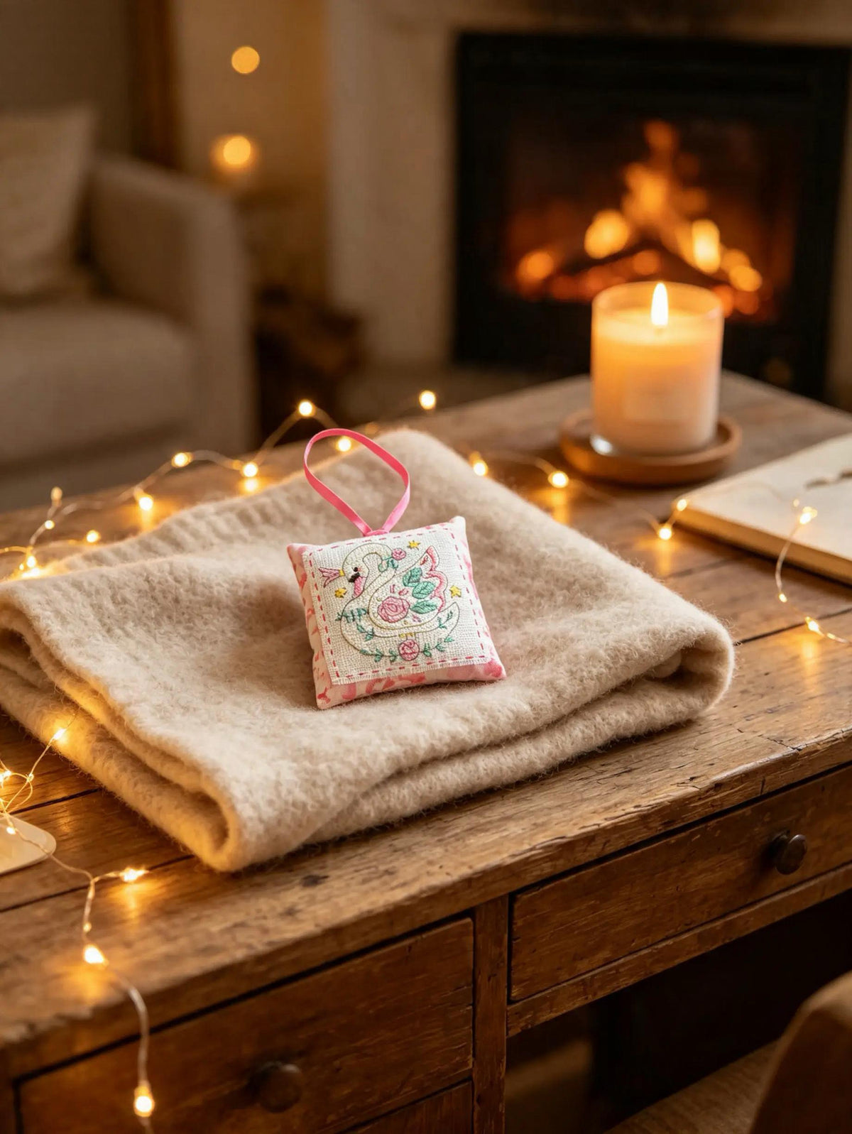 Swan Lavender Scented Sachet
