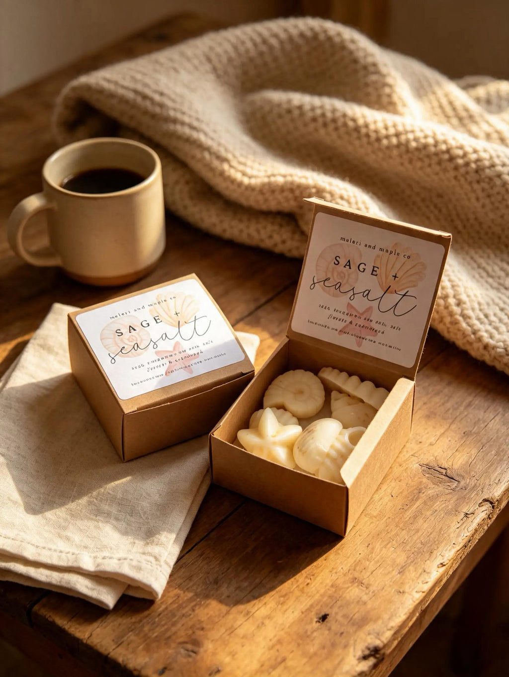 Sage & Sea Salt Wax Melt Shells