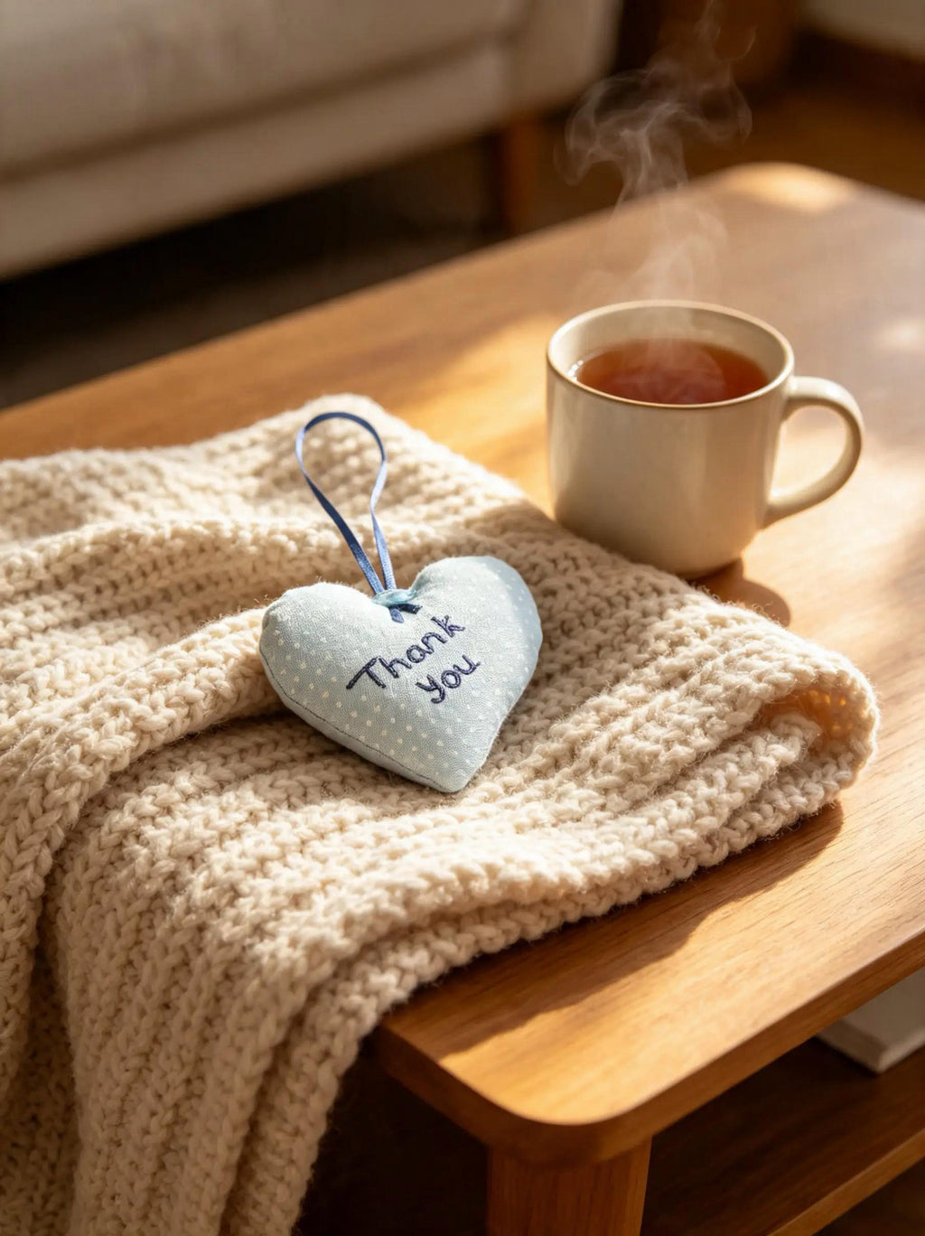 Thank You Lavender Scented Mini Heart