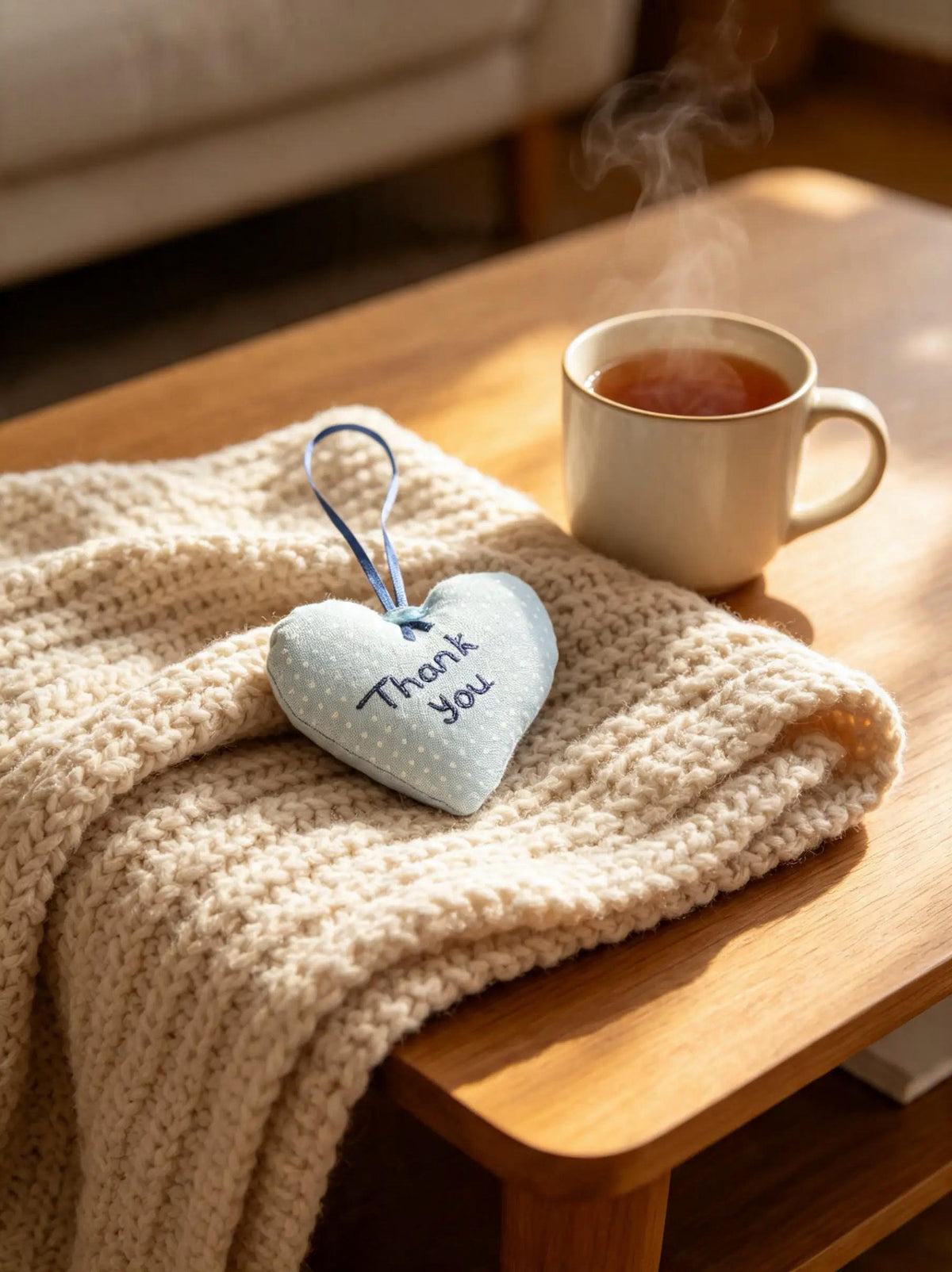 Thank You Lavender Scented Mini Heart