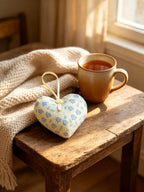 Yellow Floral Lavender Scented Mini Heart
