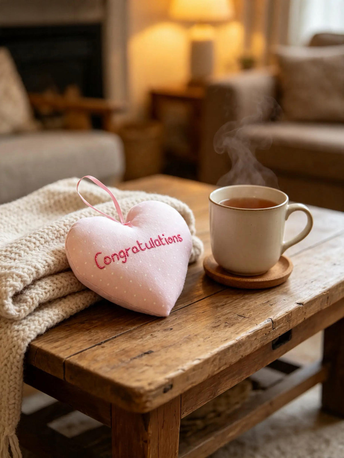 Congratulations Lavender Scented Heart