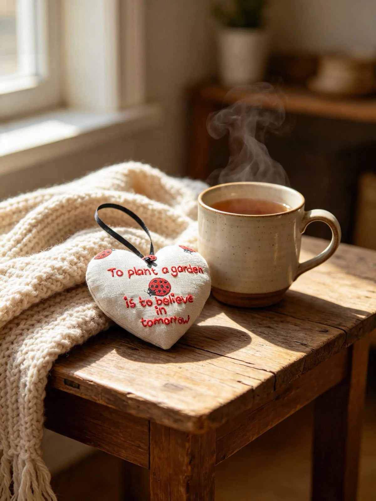 Ladybird Lavender Scented Heart