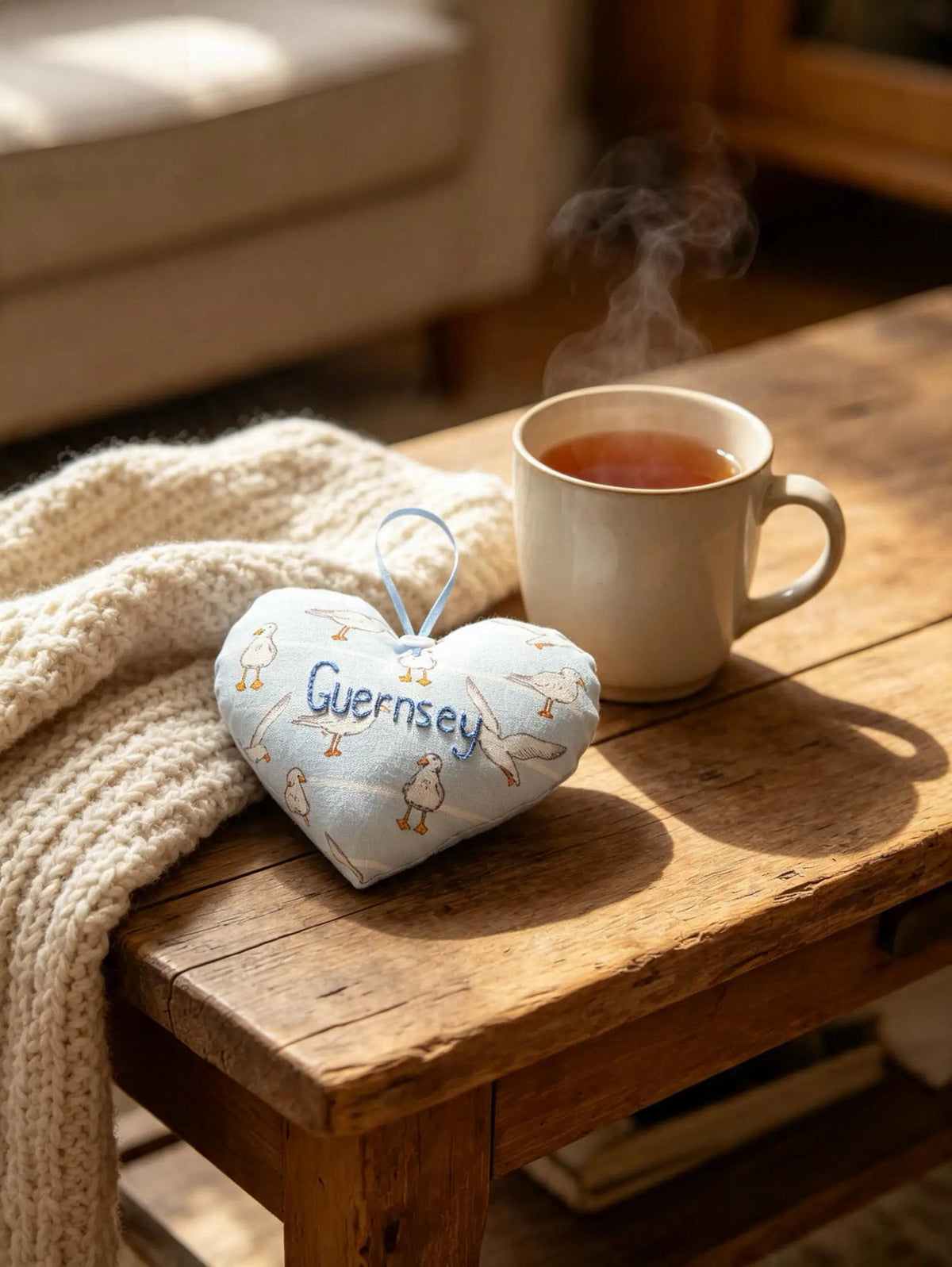 Guernsey Lavender Scented Heart