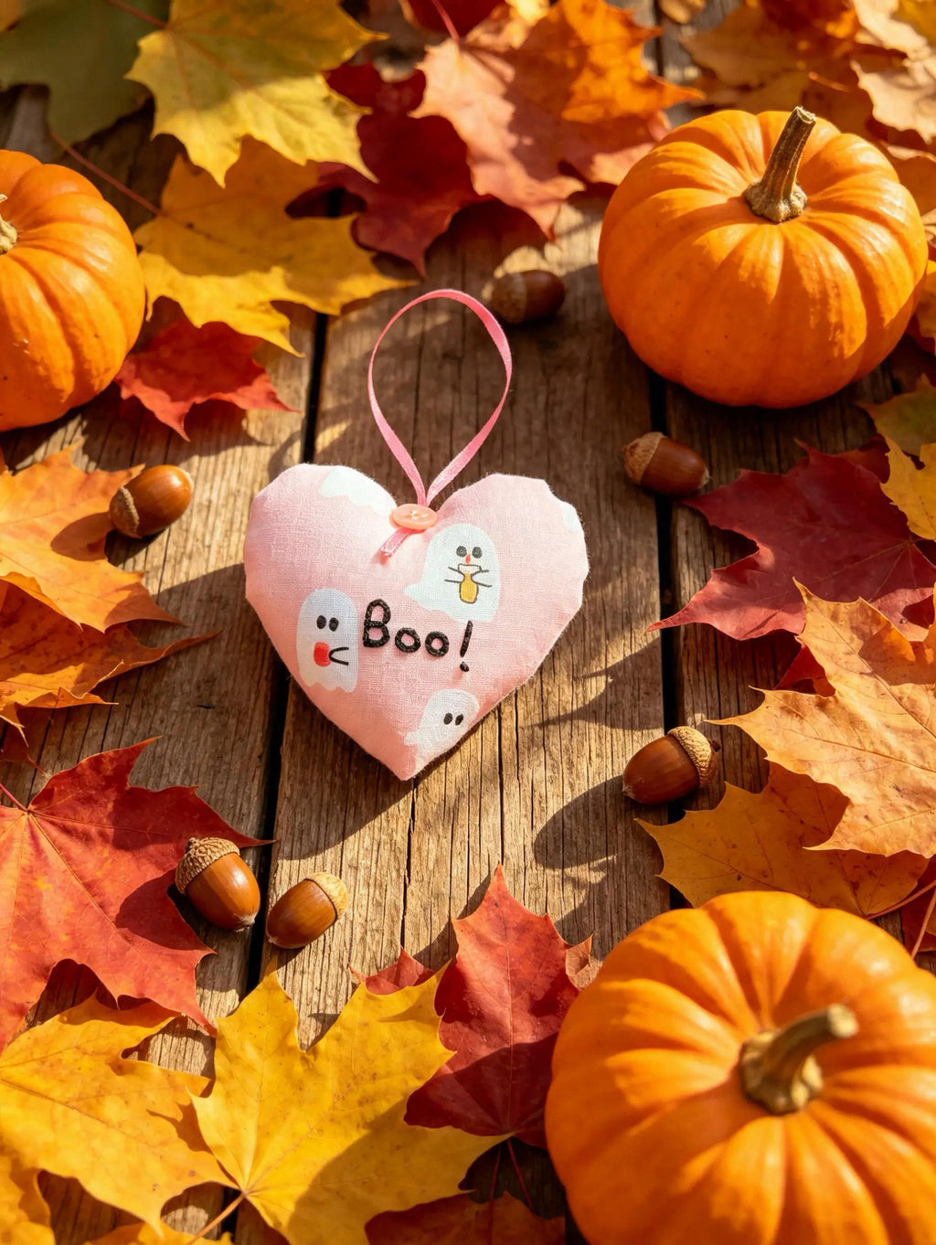 Boo Scented Ghost Mini Heart