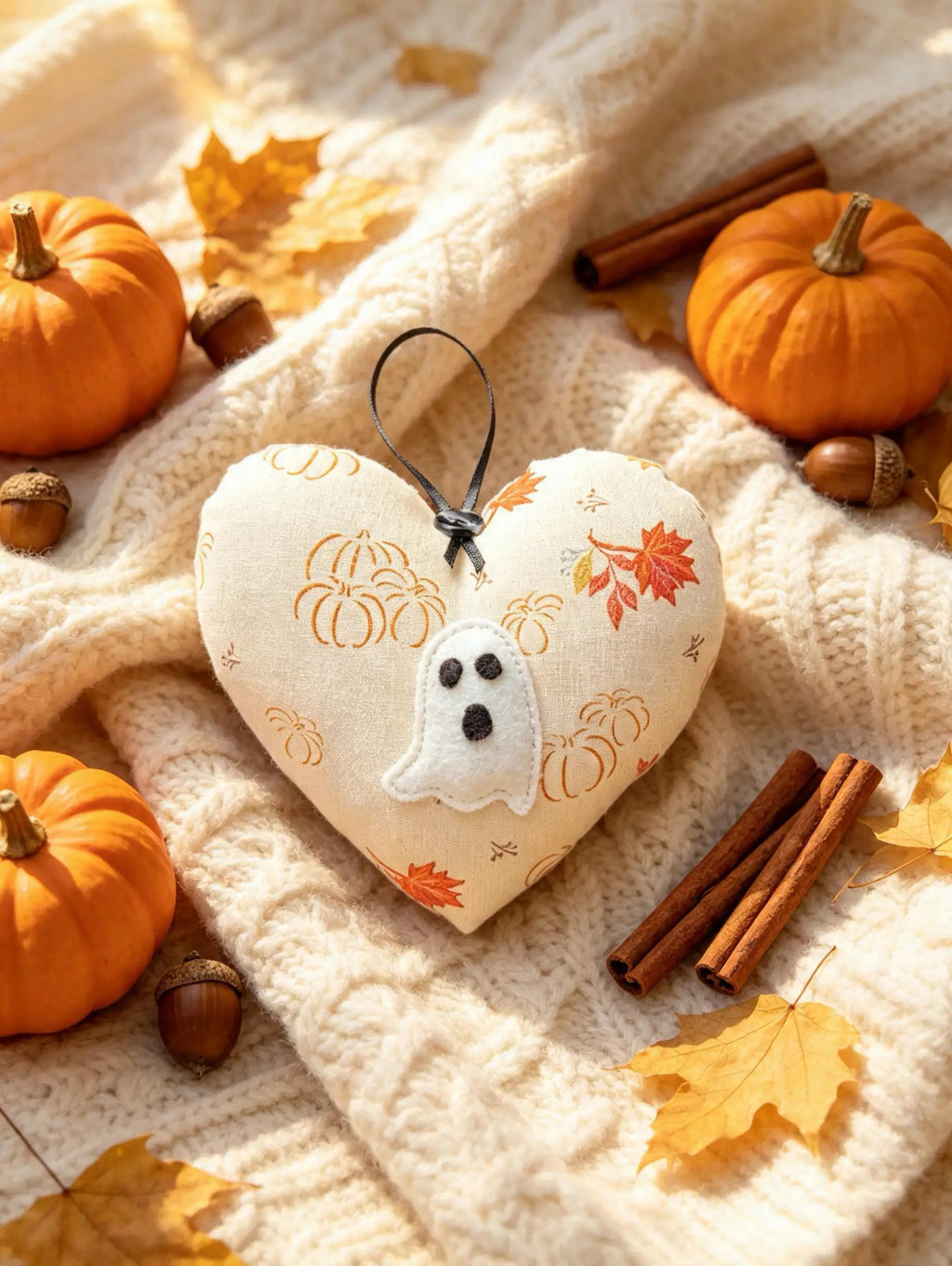 Ghost Halloween Scented Heart