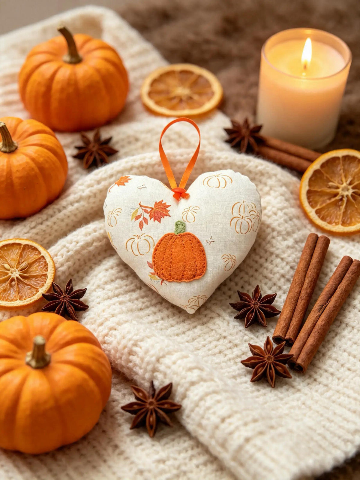 Pumpkin Halloween Scented Heart