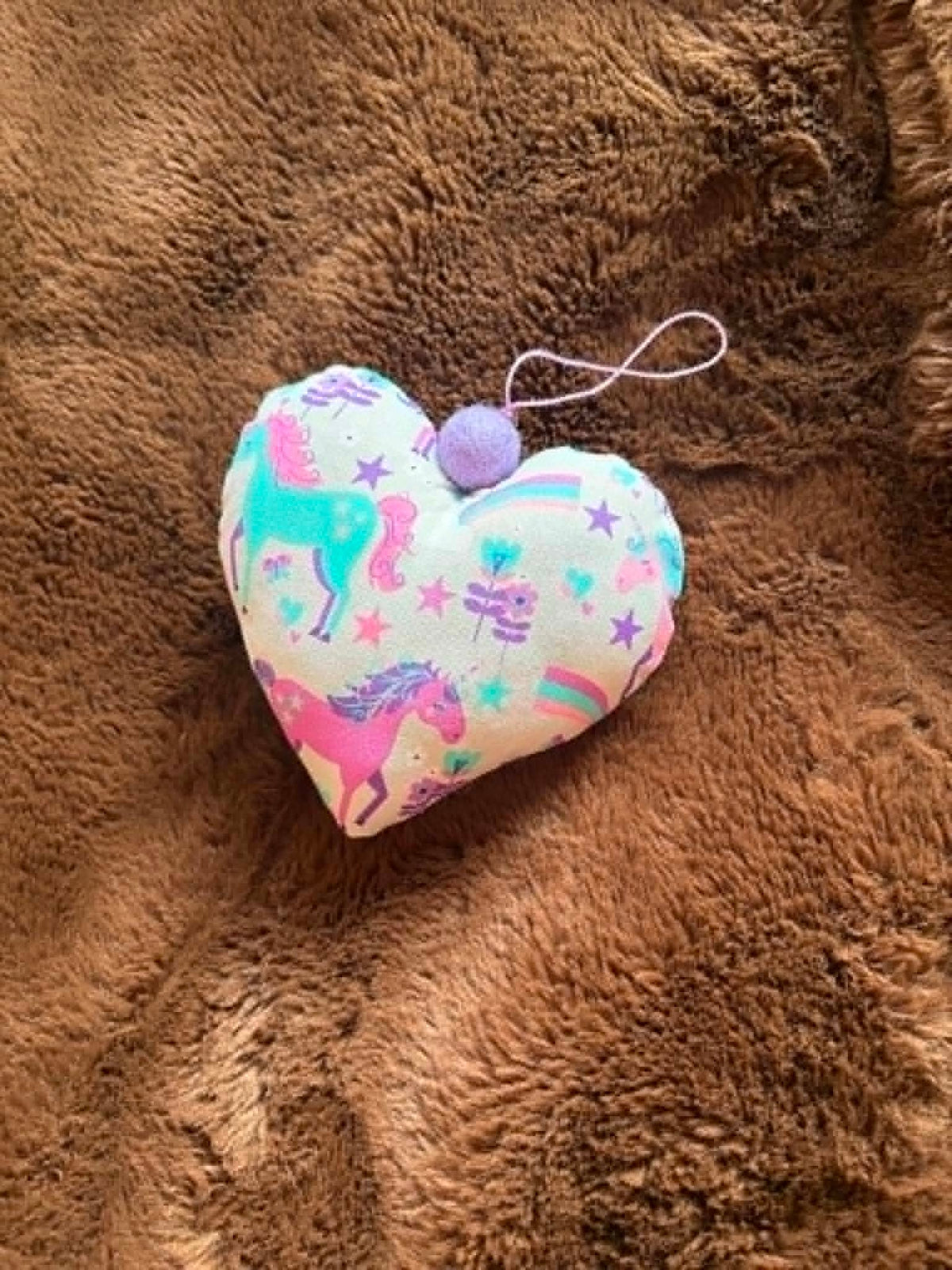 Unicorn Lavender Scented Heart