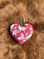 Burgundy Floral Lavender Scented Heart