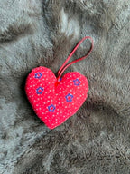 Star Print Lavender Scented Heart