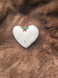 Polar Bear Christmas Heart