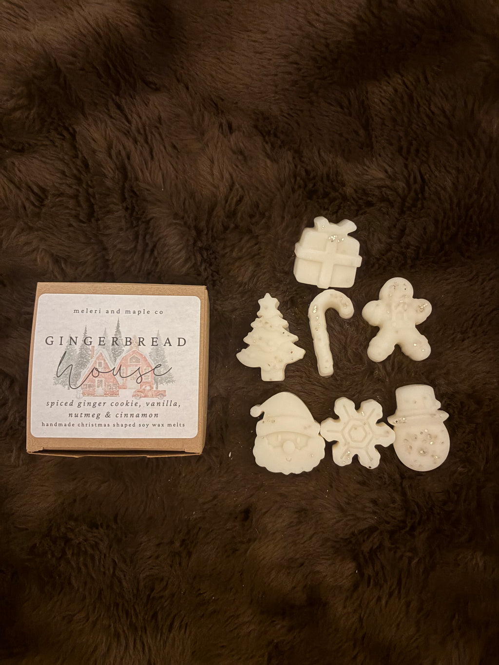 Gingerbread House Christmas Shaped Wax Melts