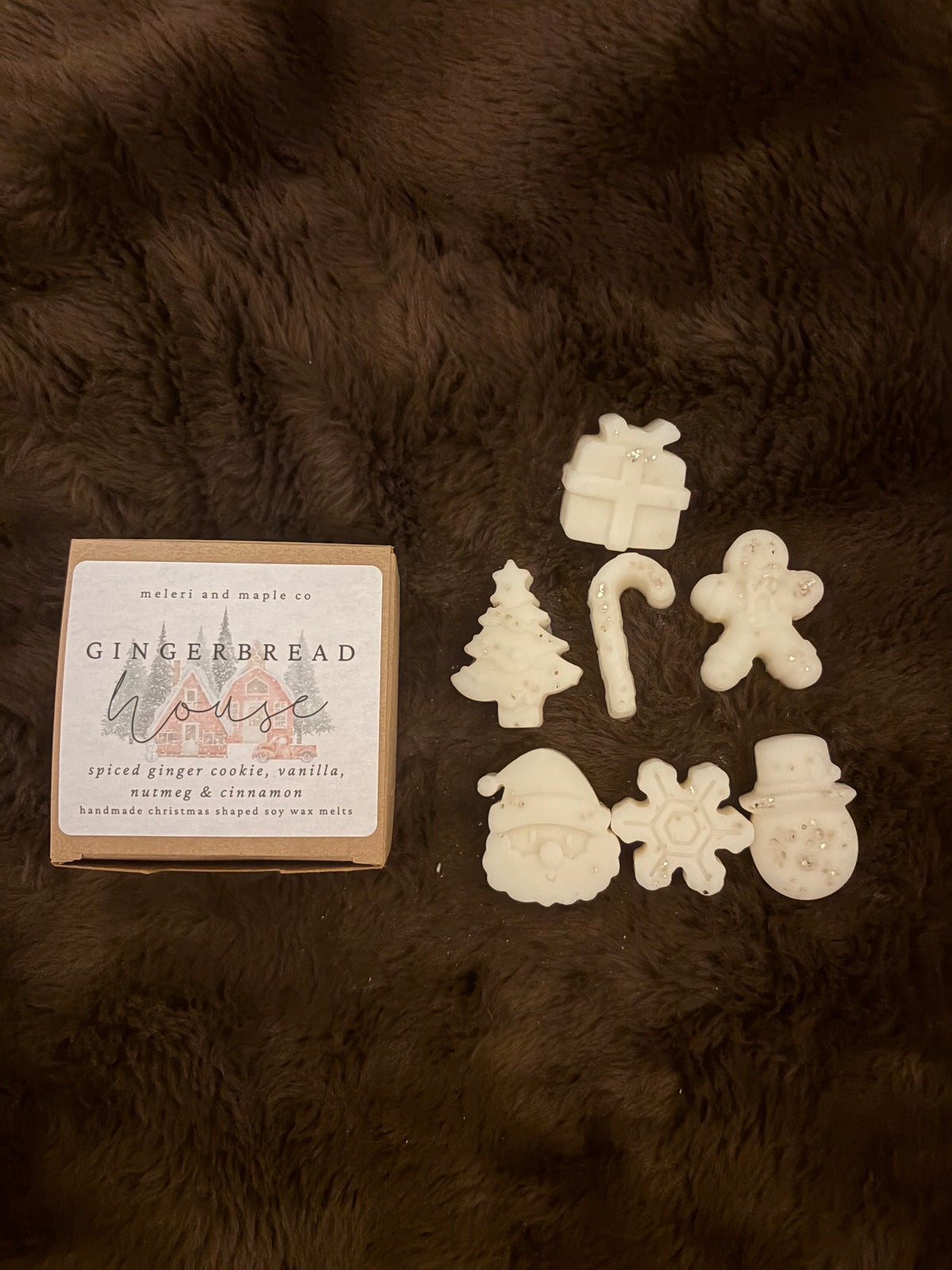 Gingerbread House Christmas Shaped Wax Melts