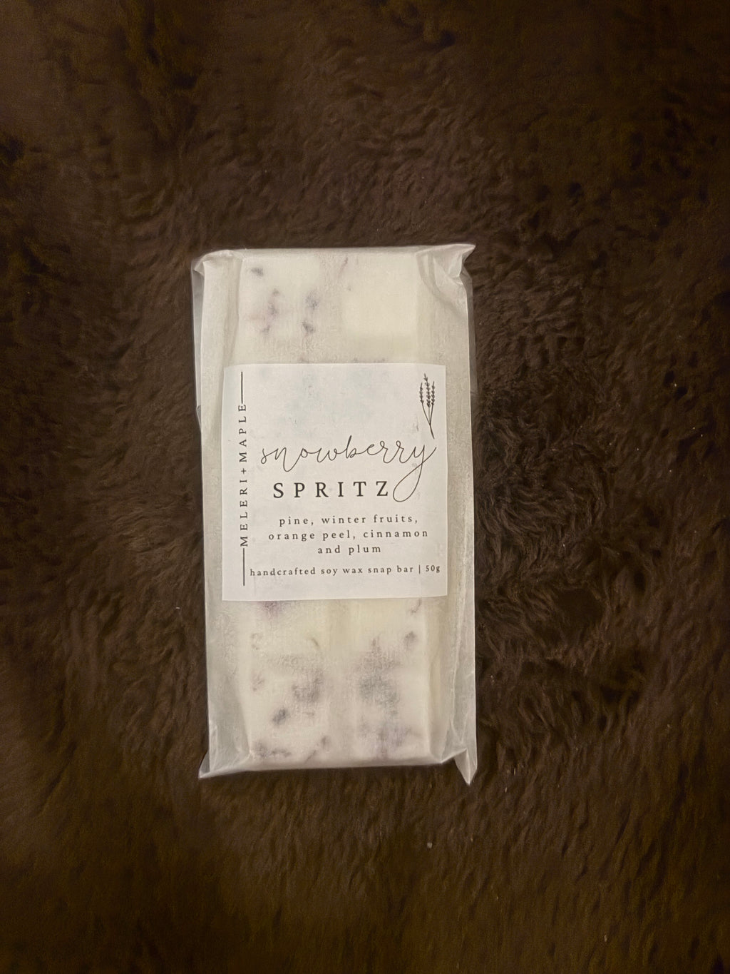 Snowberry Spritz Wax Melt Snap Bar