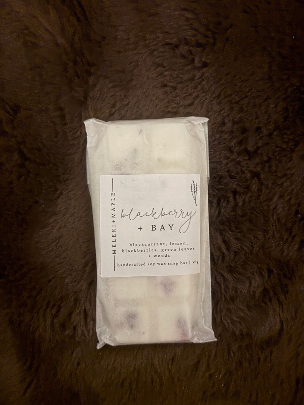 Blackberry and Bay Wax Melt Snap Bar