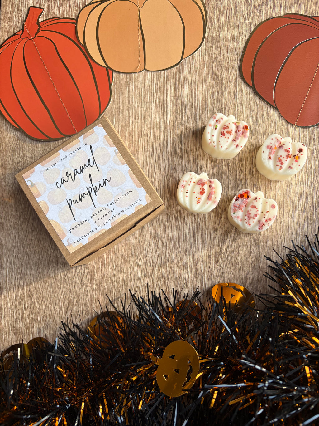 Caramel Pumpkin Pumpkin Shaped Wax Melts