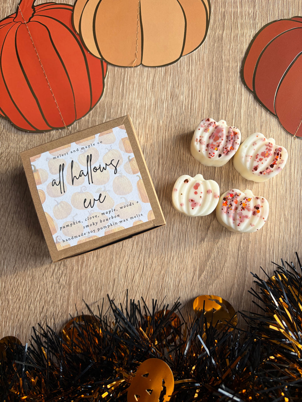 All Hallows Eve Pumpkin Shaped Wax Melts