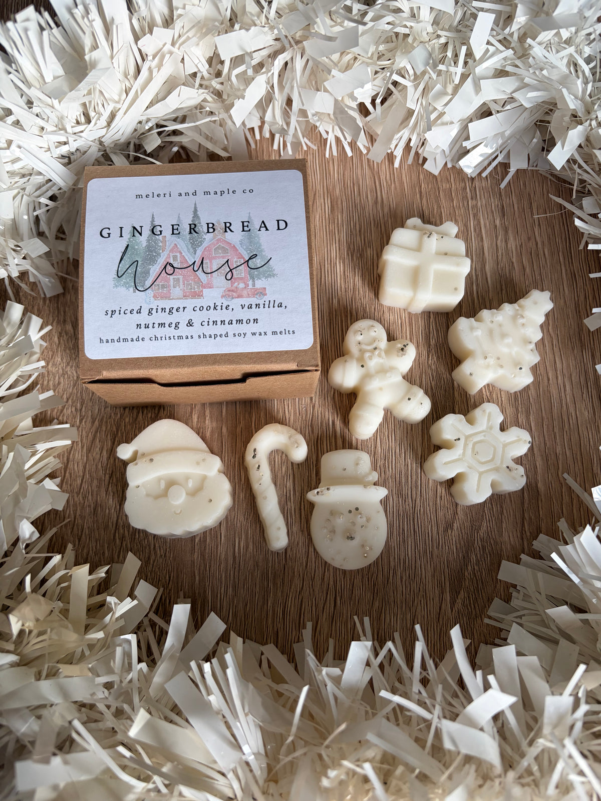 Gingerbread House Christmas Shaped Wax Melts