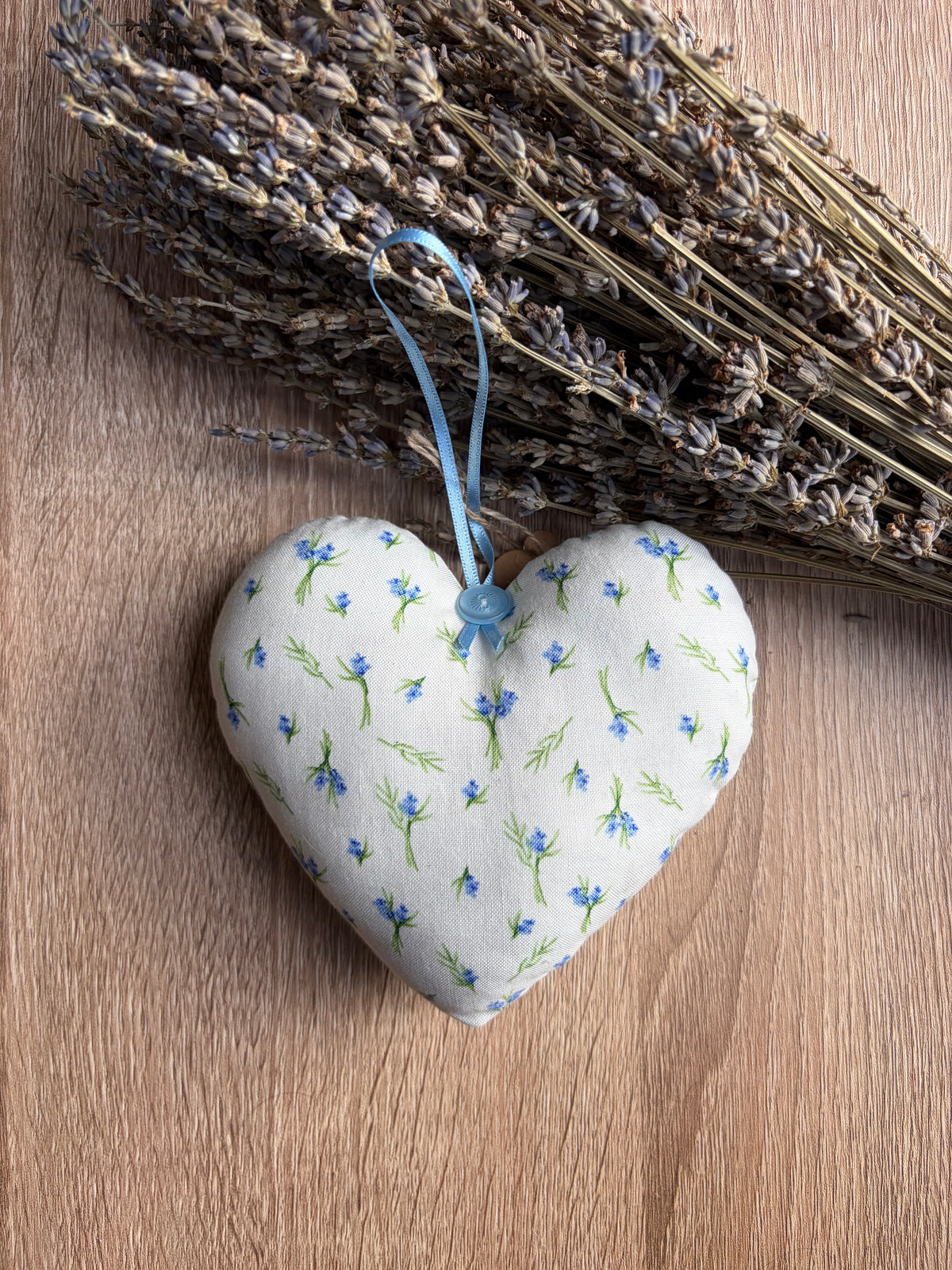 Lavender Print Lavender Scented Heart