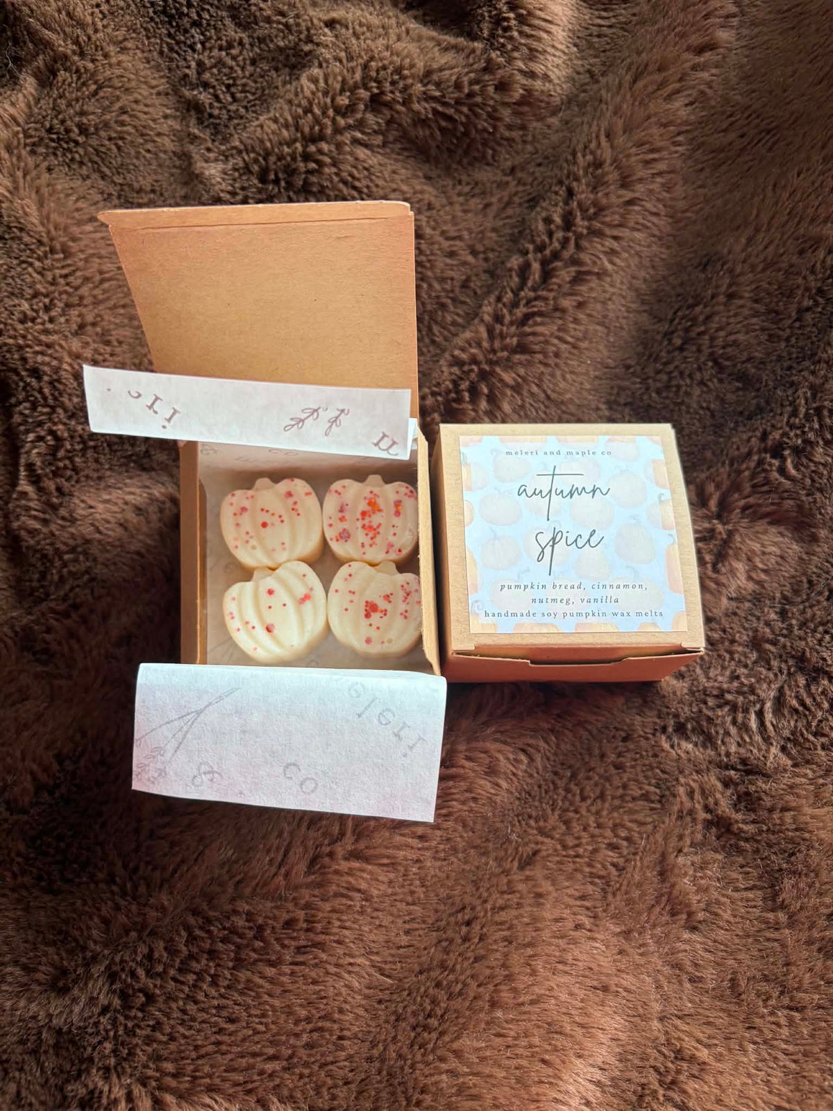 Autumn Spice Scented Wax Melt Pumpkins