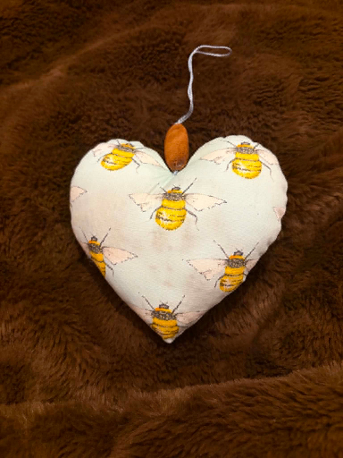 Bee Lavender Scented Heart