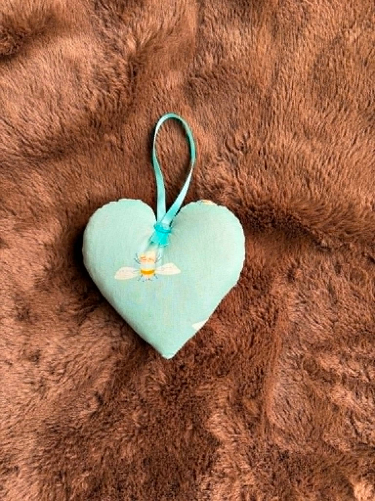 Blue Bee Lavender Scented Mini Heart