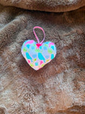 Birds and Flowers Lavender Scented Mini Heart