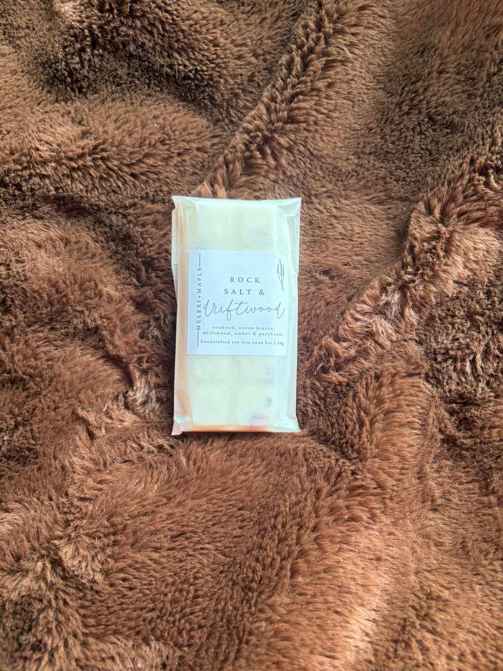 Rock Salt & Driftwood Scented Wax Melt Snap Bar