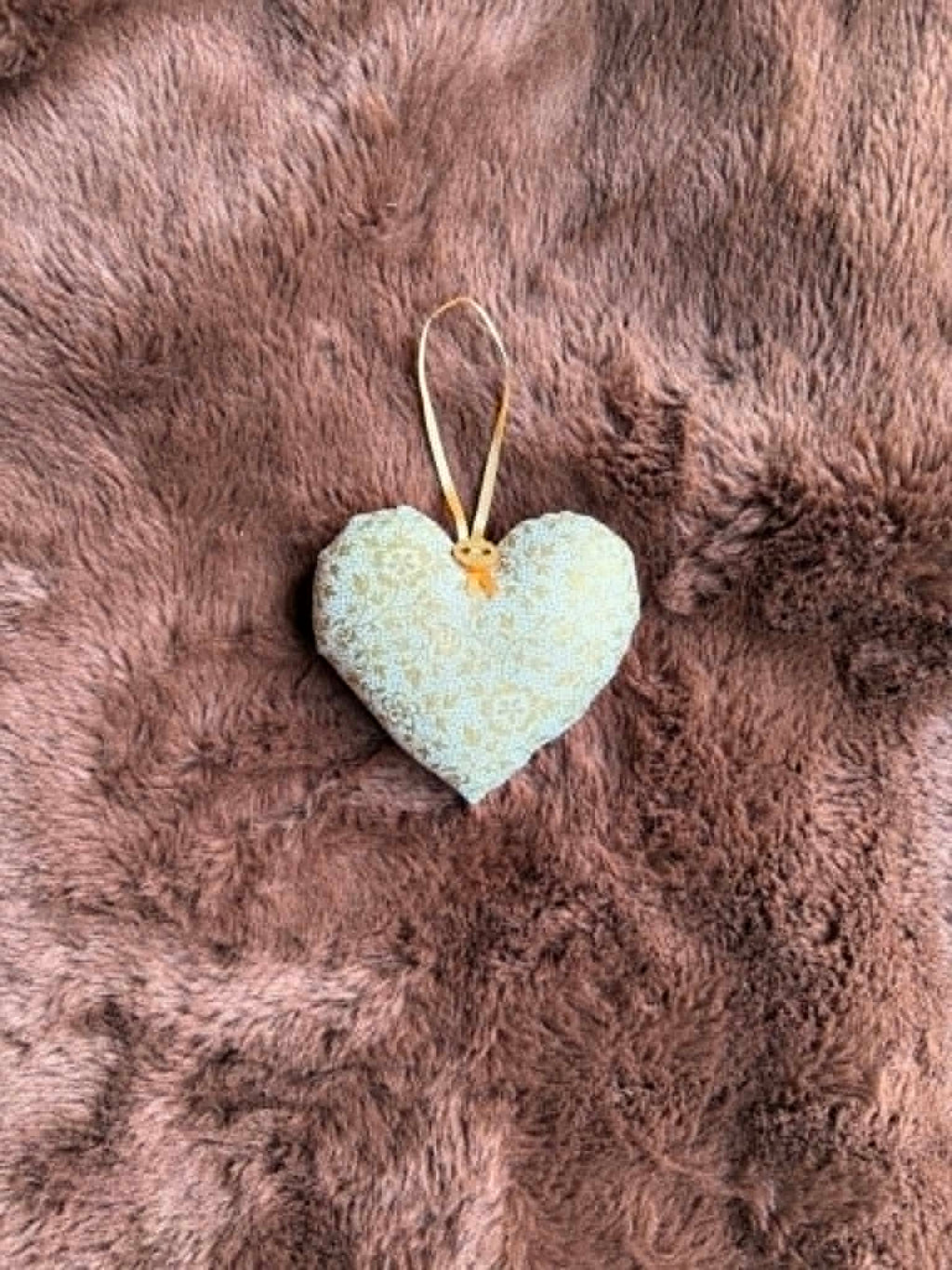 Gold Lavender Scented Mini Heart