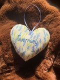 Guernsey Lavender Flower Scented Heart