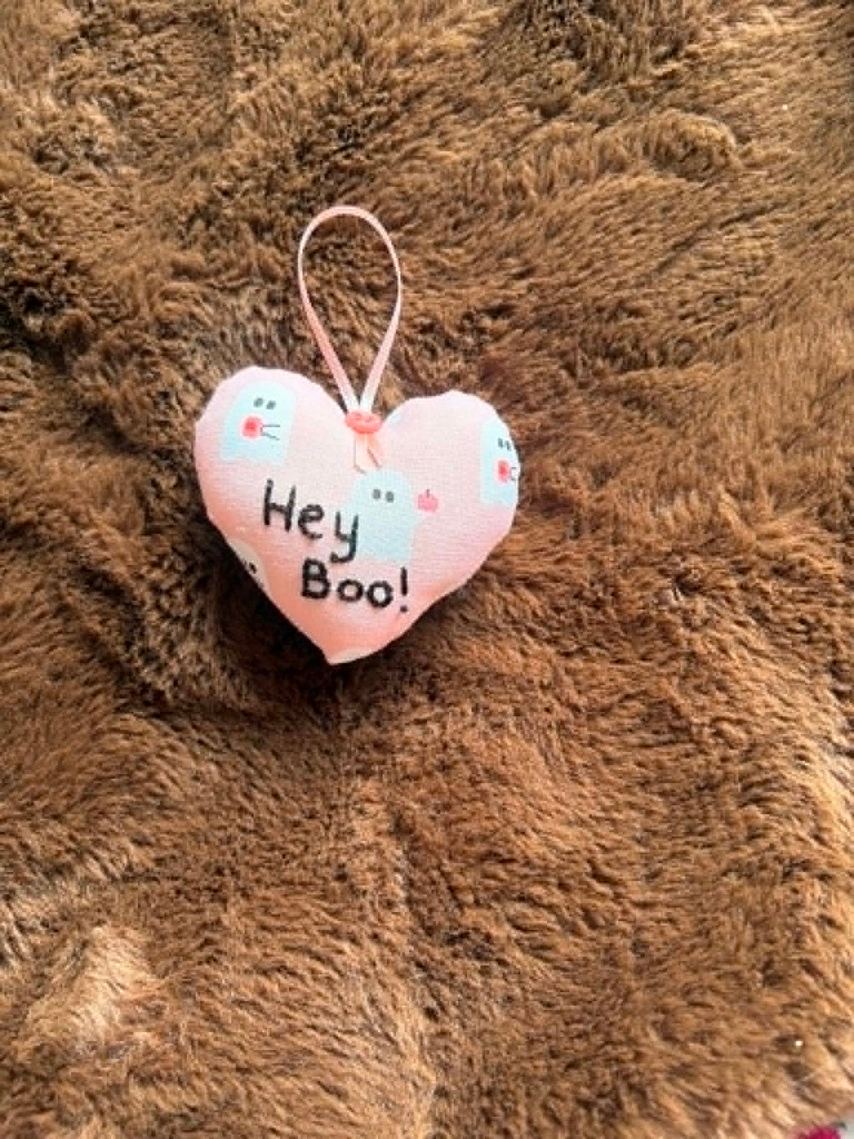 Hey Boo Scented Ghost Mini Heart