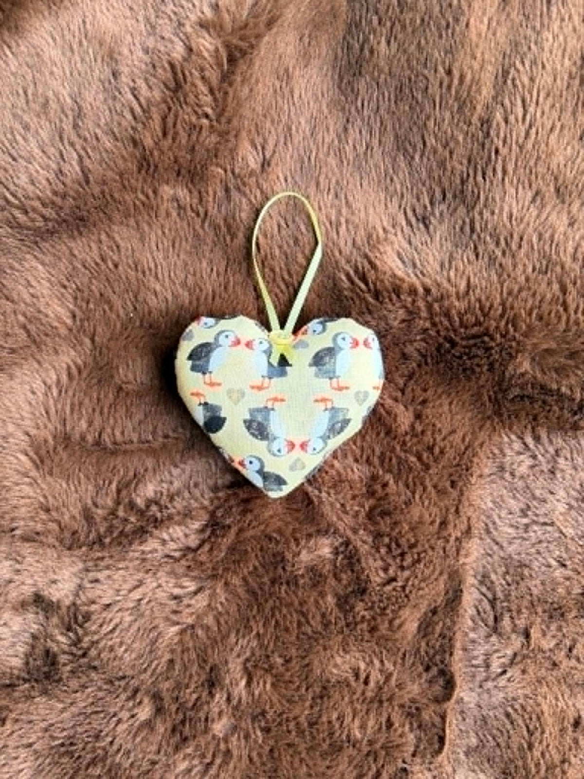 Puffin Lavender Scented Mini Heart