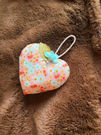 Pink Floral Lavender Scented Heart