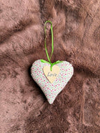 Ditsy Print Love Lavender Scented Heart