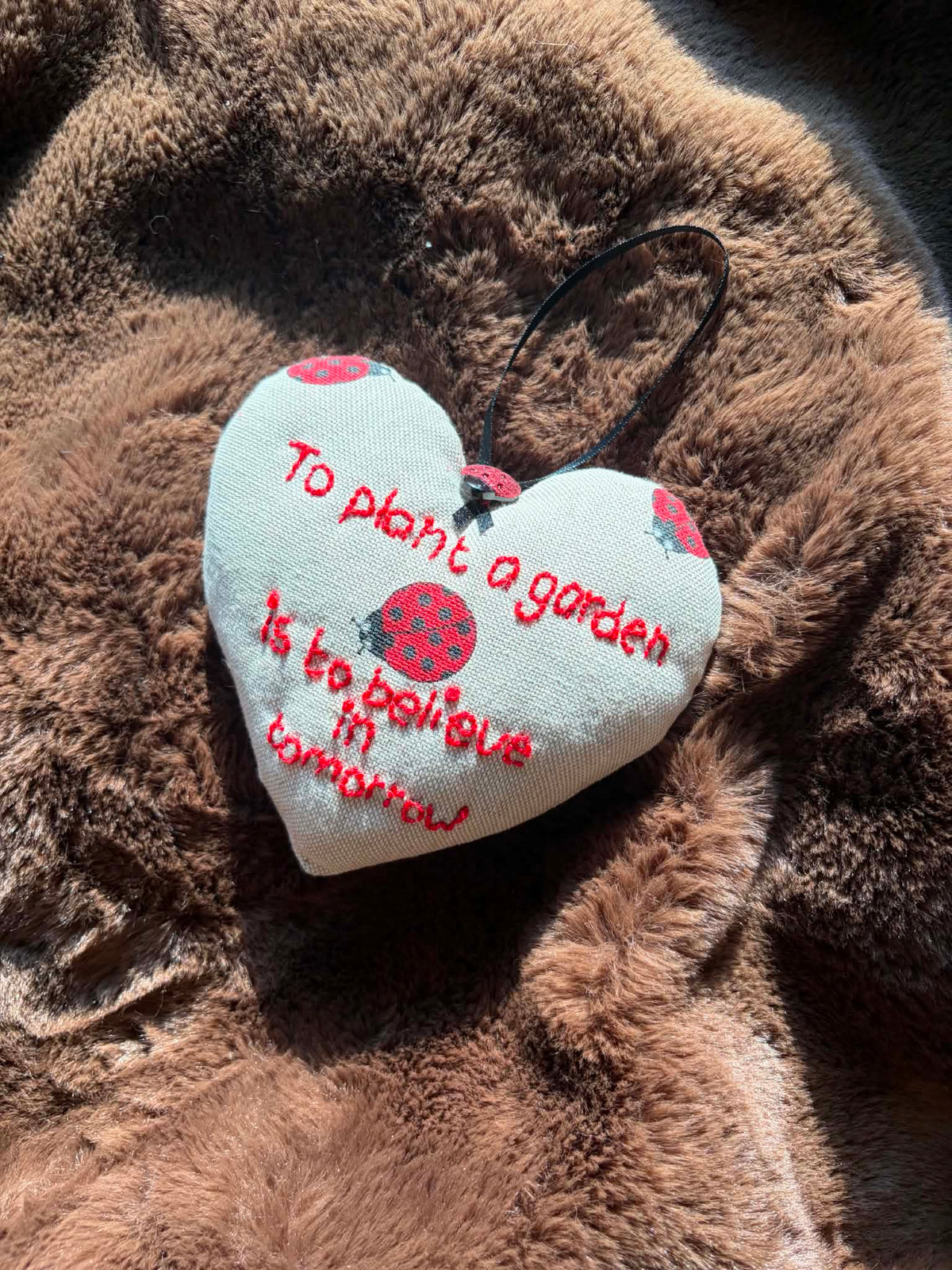 Ladybird Lavender Scented Heart