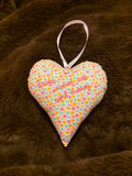 Floral Lavender Scented Heart