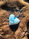 Sark Gull Heart Key Chain and Bag Charm