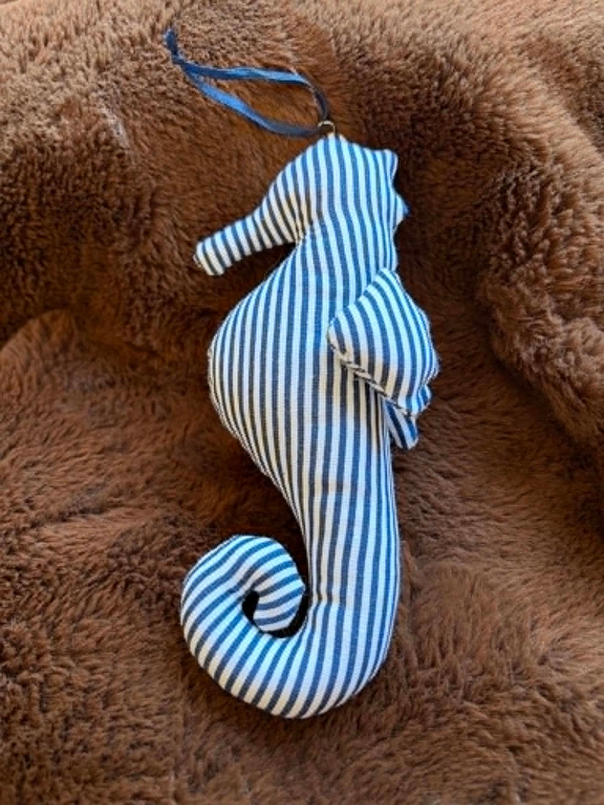 Striped Lavender Scented Seahorse