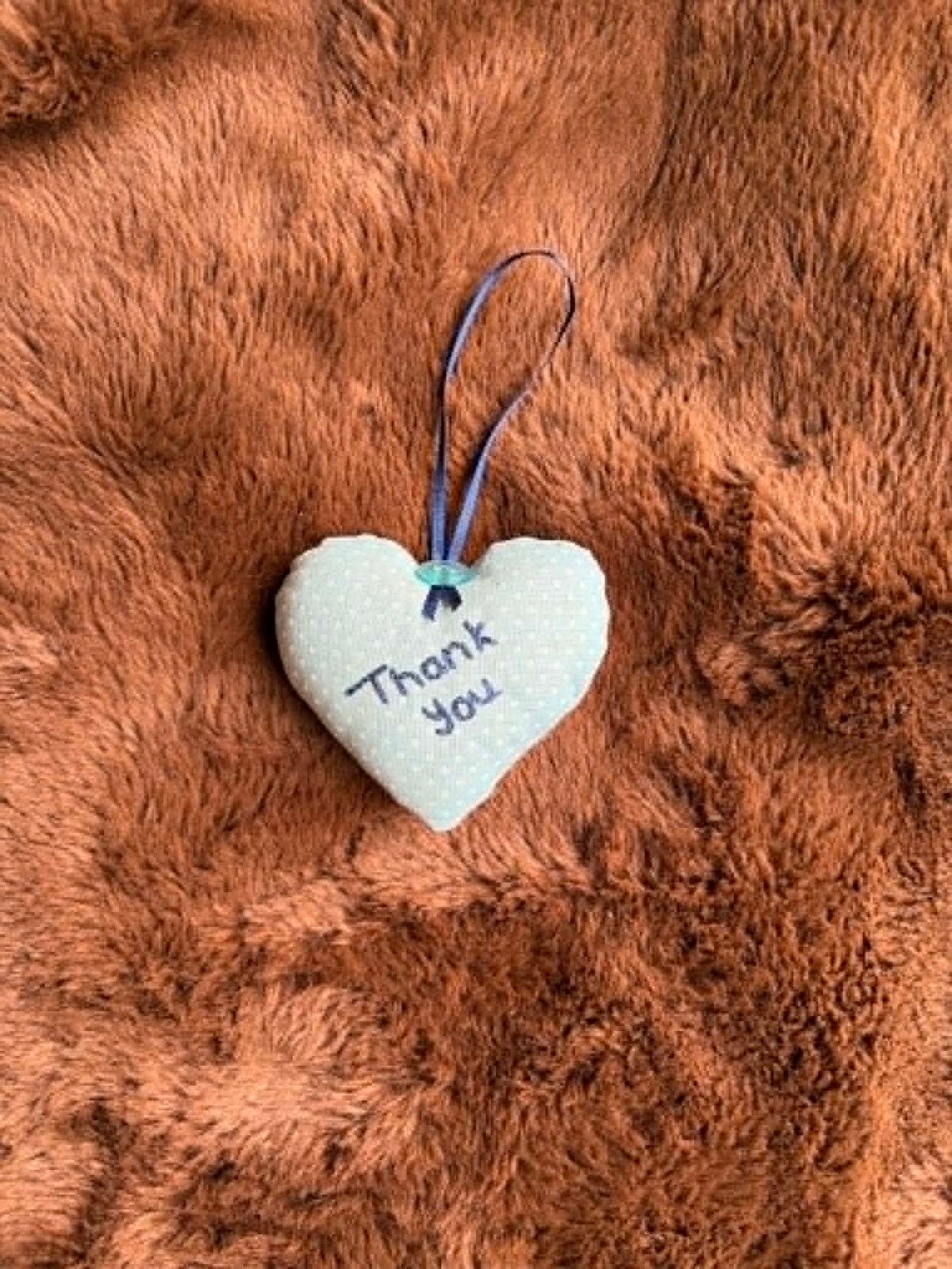 Thank You Lavender Scented Mini Heart